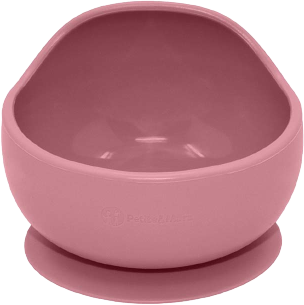 Petite&Mars Miska silikonová s přísavkou TAKE&MATCH Dusty Rose 6m+ 350 ml