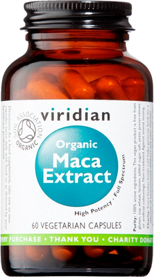 Viridian Maca Extract Organic 60 kapslí