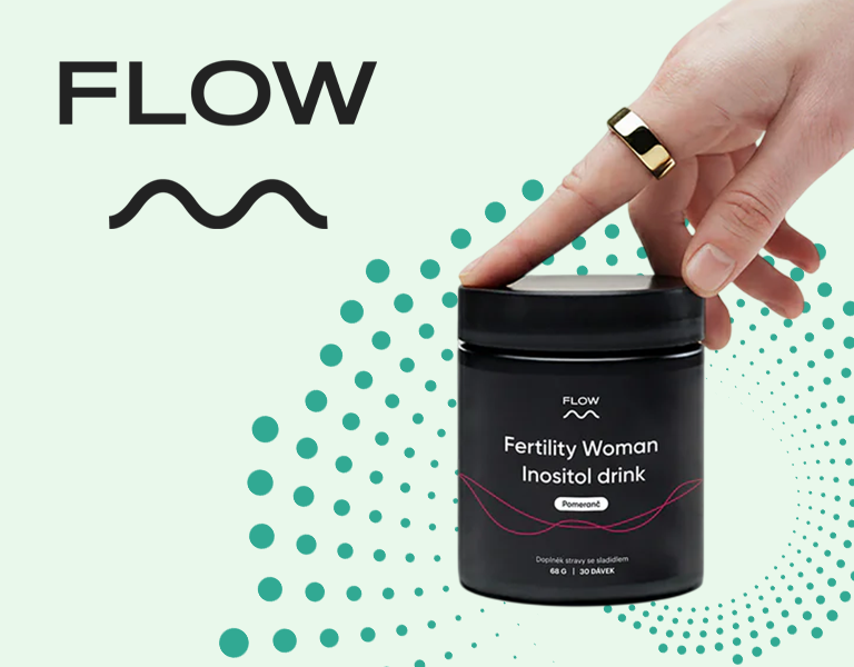 Flow Fertility Woman Inositol Drink pomeranč 68 g
