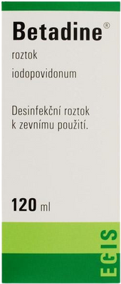 Betadine kožní roztok 120 ml