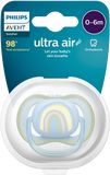 Philips Avent Philips AVENT Šidítko Ultra air Obrázek 0-6m duha
