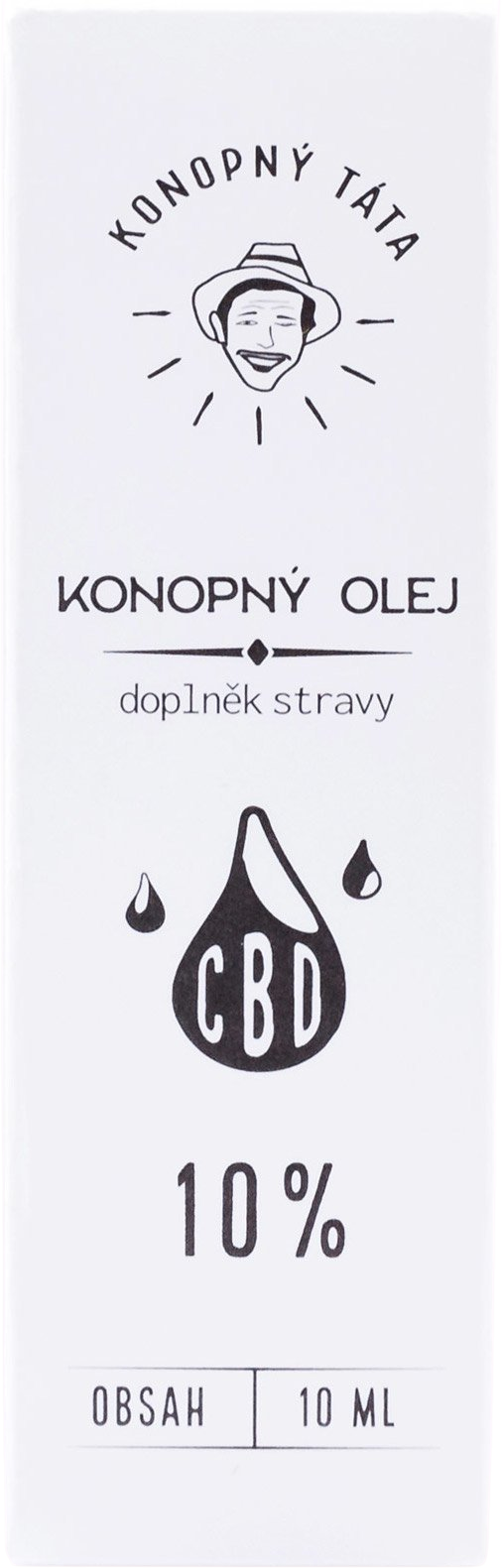 Konopný Táta CBD Konopný olej 10% 10 ml
