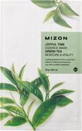 Mizon Joyful Time Essence Mask Green Tea Plátýnková maska s hydratačním a revitalizačním účinkem 23 g