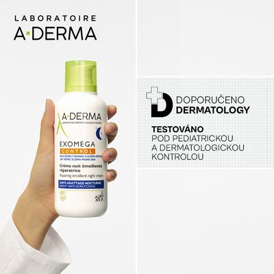 A-Derma Exomega Control Rregenerační emolienční noční krém 400 ml