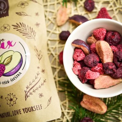 Natu Lyo mix malina a višeň 35 g