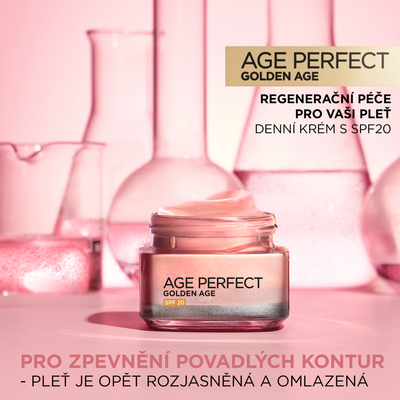 L'Oréal Paris Golged Age Rosy Re-Fortifying denní krém 50 ml