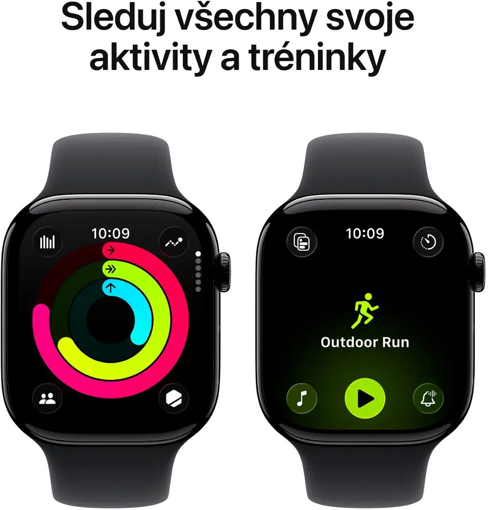 Apple Watch 11 GPS 42mm Silver Aluminium Case with Purple Fog Sport Band - S/M