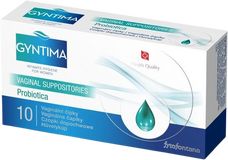 Gyntima Vaginální čípky probiotica 10 ks