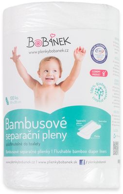 Bobánek Bambusové separační pleny 100 ks