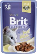 Brit Premium Cat Fillets in Jelly with Beef 85 g