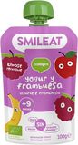 Smileat BIO kapsička řecký jogurt, jablko, banán, malina a rýže 9M+ 100 g