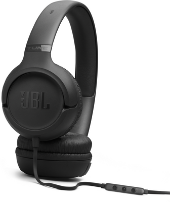 JBL Tune 530C Black, kabelová sluchátka na uši