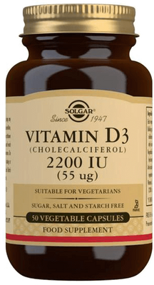 Solgar Vitamín D3 2200 IU 50 kapslí