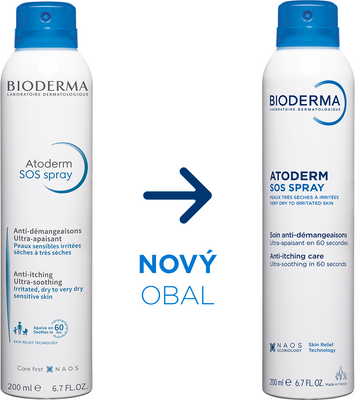 Bioderma Atoderm SOS Sprej pro suchou až atopickou pokožku 200 ml