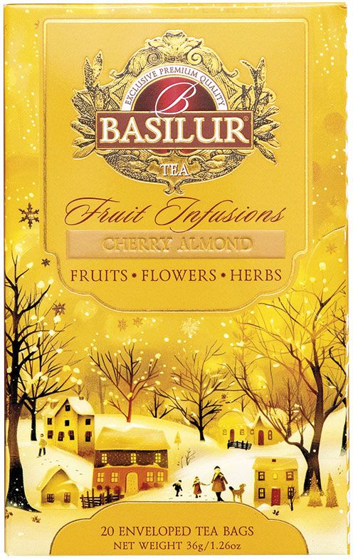 Basilur Christmas Fruit Cherry Almond 20 x 1.8 g