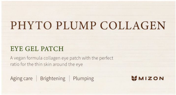 Mizon Phyto Plump Collagen Masky pod oči s rostlinným kolagenem 60 x 1.5 g