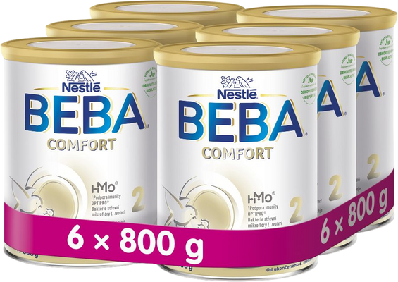 Nestlé Beba NESTLÉ Beba Comfort 2 HMO 6 x 800 g