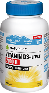 NatureVia Vitamin D3-Efekt 2000IU 90 tablet
