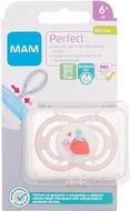 MAM Dudlík Perfect 6m+, růžový/želva