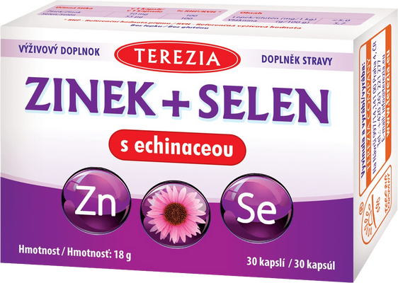 Terezia Zinek+selen+echinacea 30 kapslí