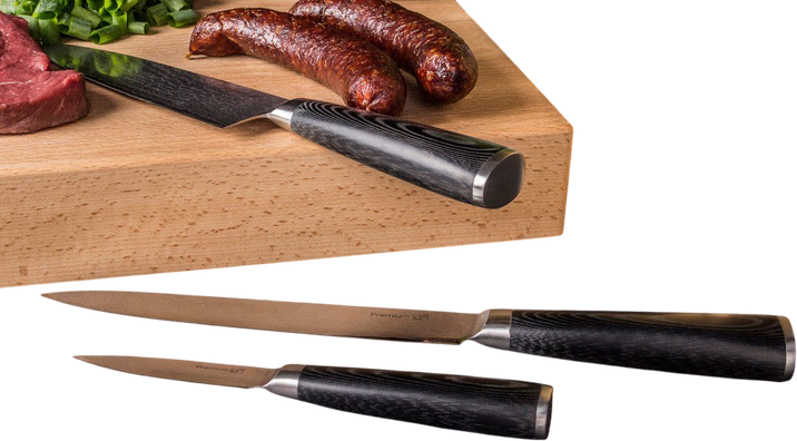 Sada nožů Damascus Premium v boxu