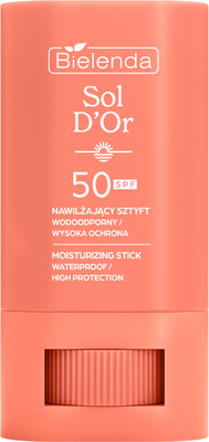 Bielenda Sol d'Or Voděodolný krém v tyčince s SPF 50 18 g