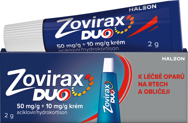 Zovirax DUO 50mg/g+10mg/g krém 2 g