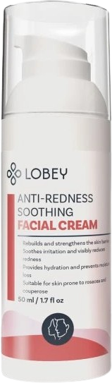 Lobey Zklidňující krém na začervenání pleti 50 ml