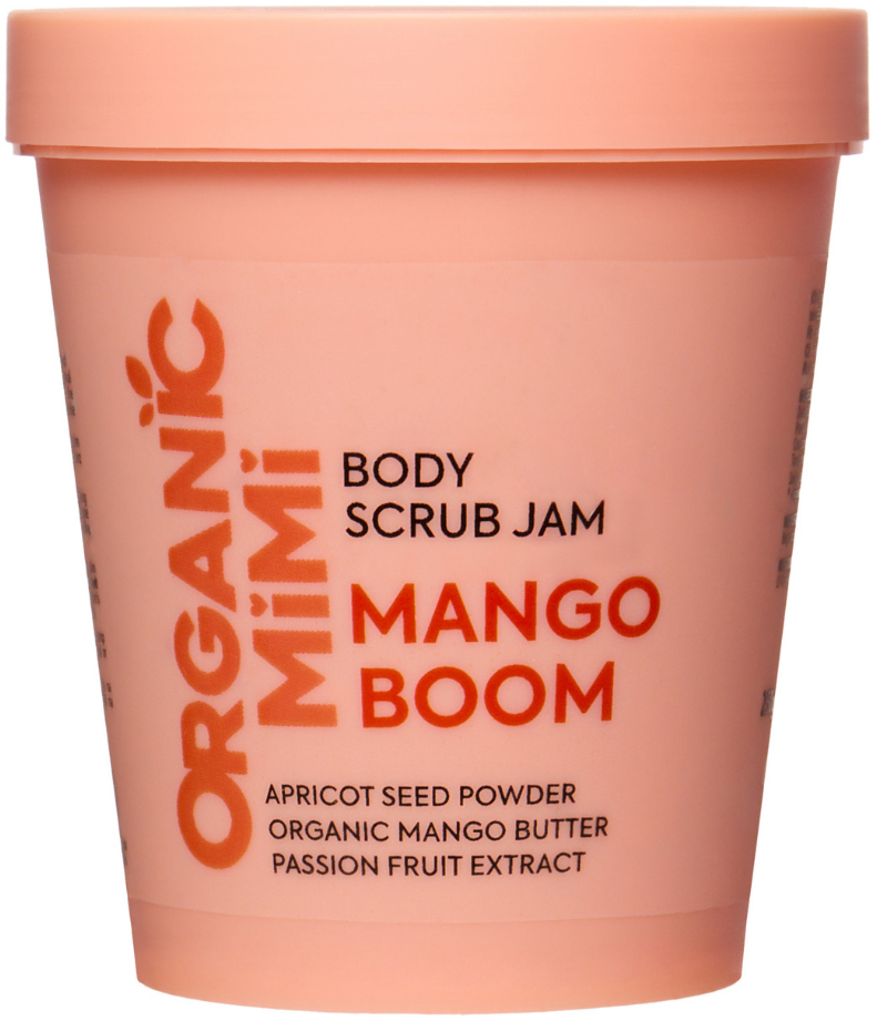 Organic Mimi Mango Boom Body Scrub Jam tělový peeling 250 g