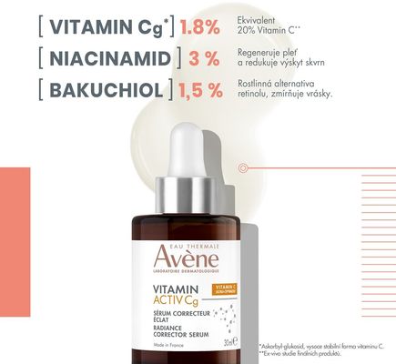 Avène Vitamin Activ Cg Korekční rozjasňující sérum 30 ml