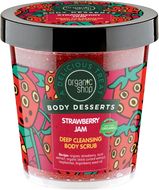 Organic Shop Detoxikační tělový peeling – Jahodový džem 450 ml
