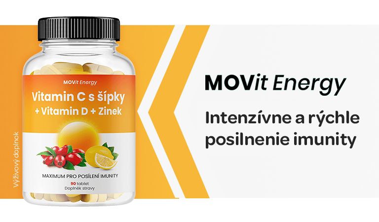 Movit energy, Vitamin C, šípek, Vitamín D, zinek