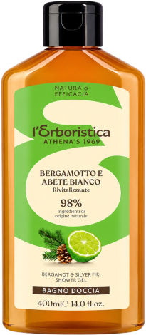 Erboristica Přírodní sprchový gel Bergamot & Bílá jedle – hydratace a voňavá pěna 400 ml