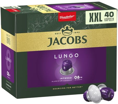 Jacobs Lungo intenzita 8 kapslí pro Nespresso®* Original kávovary 40 ks