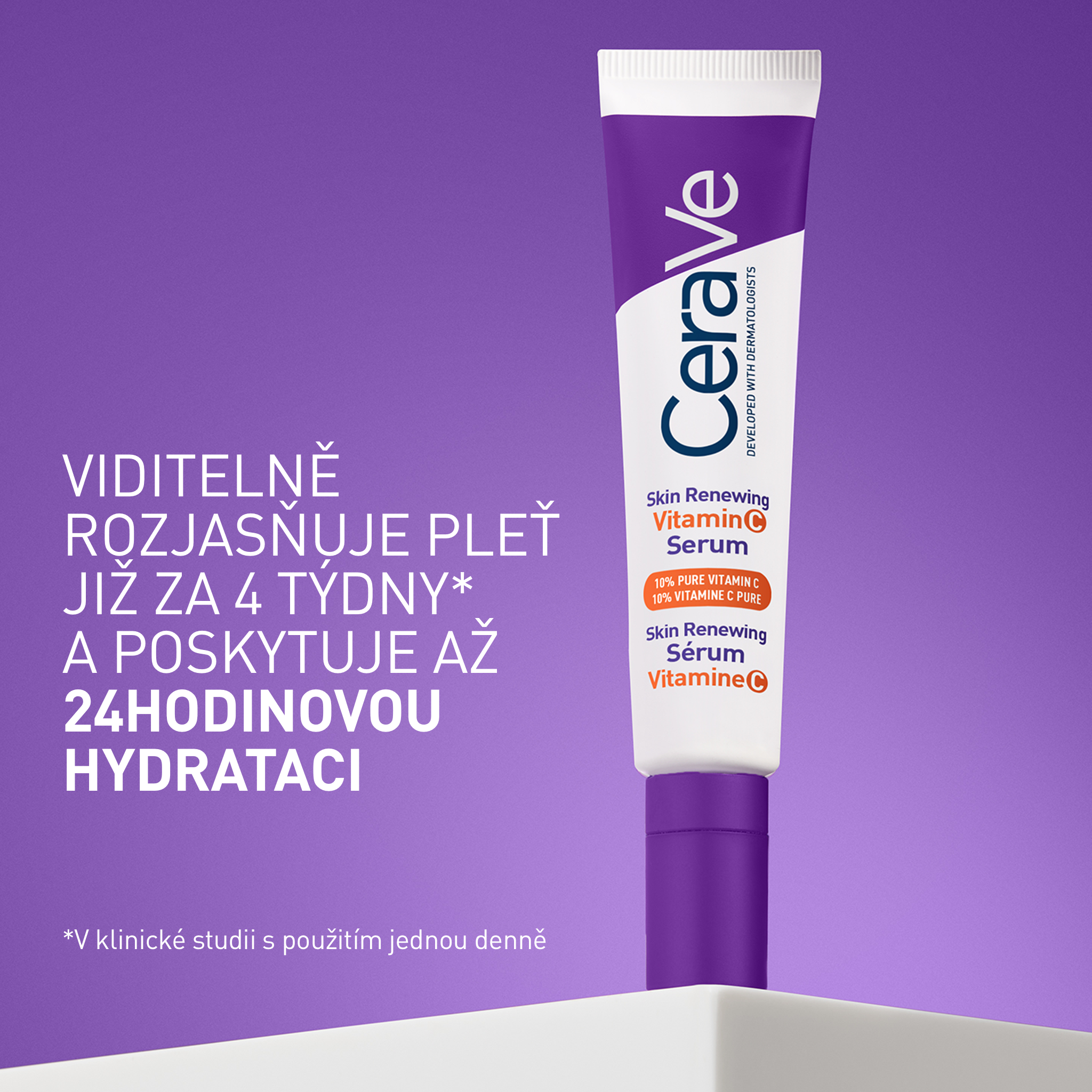 CeraVe sérum s vitaminem C pro obnovu pleti s 3 esenciálními ceramidy, kyselinou hyaluronovou a vitaminem B5 30 ml