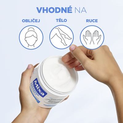 Mixa posilující tělová péče pro velmi suchou pokožku, 400 ml