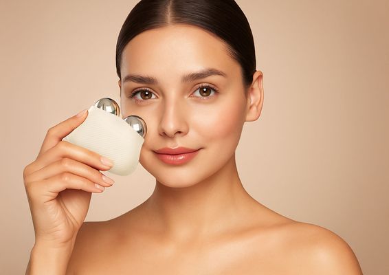 Neno Beauty Masážní přístroj na obličej s technologií EMS a funkcí termoterapie Naya