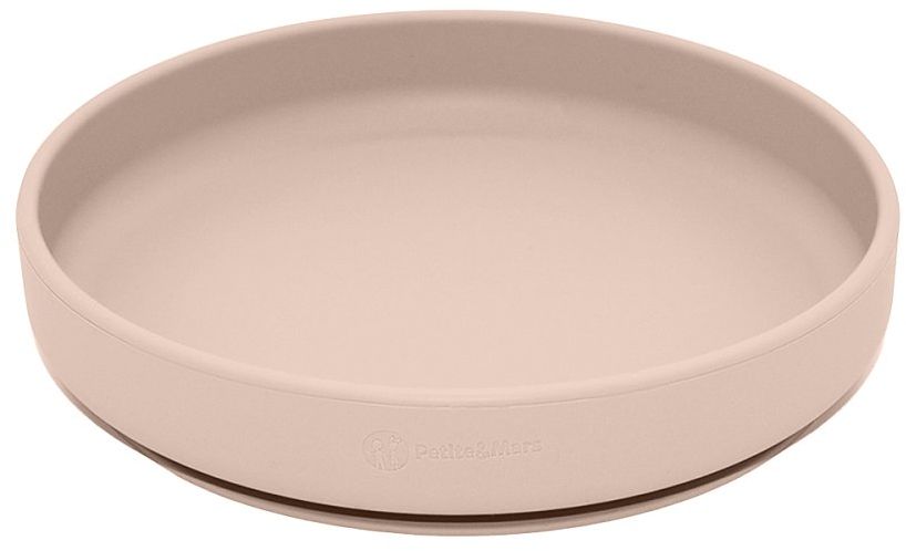 Petite&Mars Set jídelní silikonový TAKE&MATCH Desert Sand 6m+ 3 ks