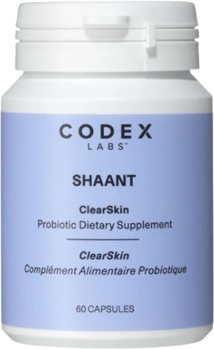 Codex Labs SHAANT ClearSkin Probiotic Supplement 2.0, 60 kapslí