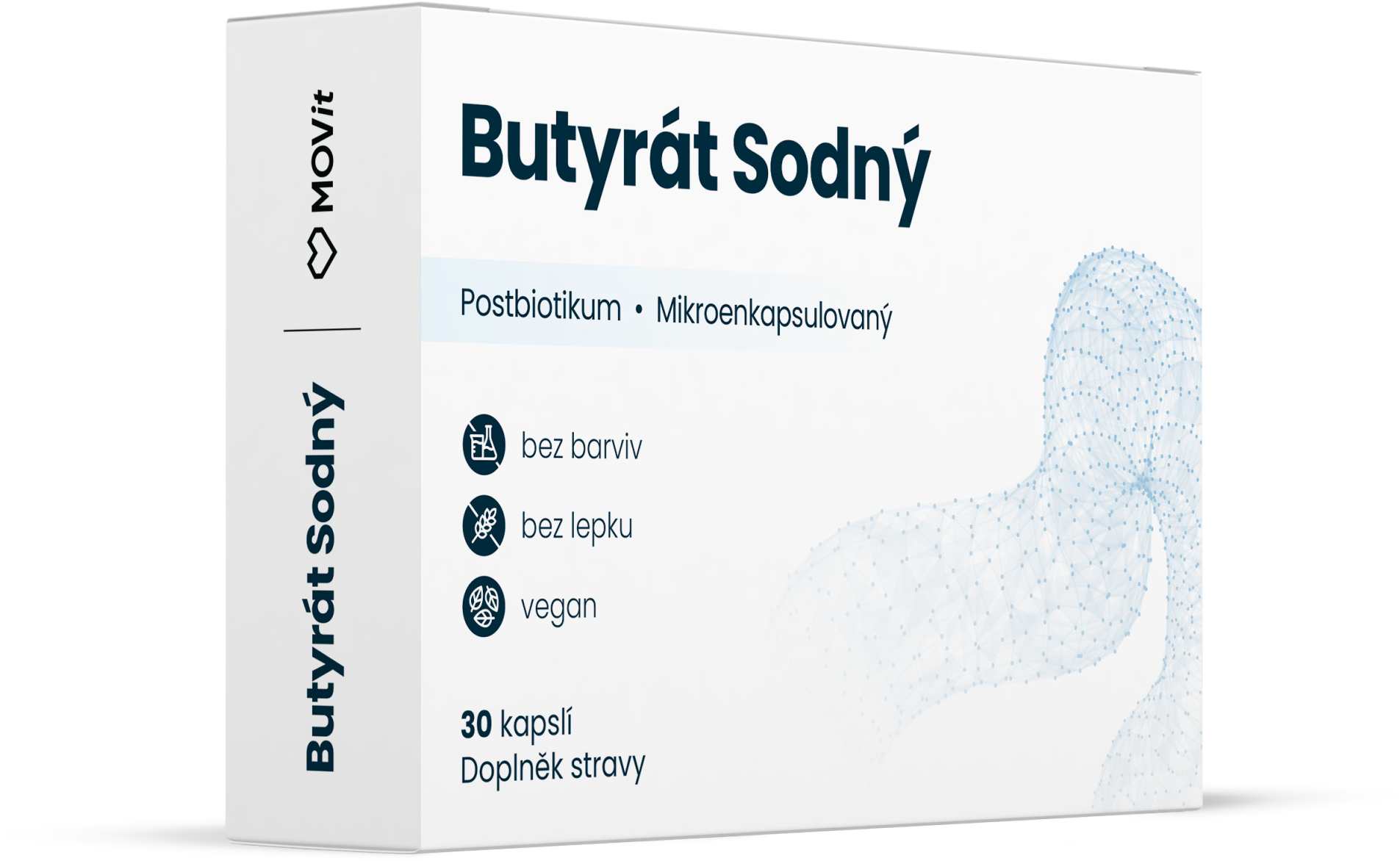 MOVit Energy Postbiotikum Butyrát sodný 30 x 300 mg