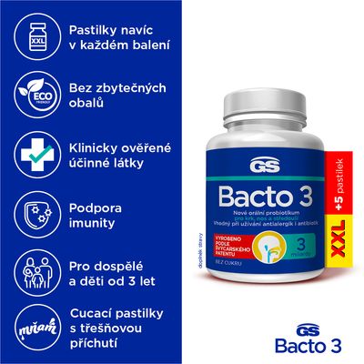 GS Bacto 3, 25 pastilek