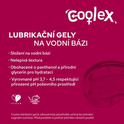 Dermacol Coolex lubrikační gel na vodní bázi - limeta (airless) 100 ml
