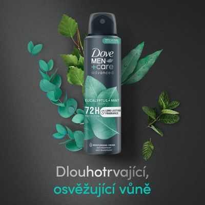 DOVE MEN+CARE Advanced Eucalyptus Antiperspirant sprej 150 ml