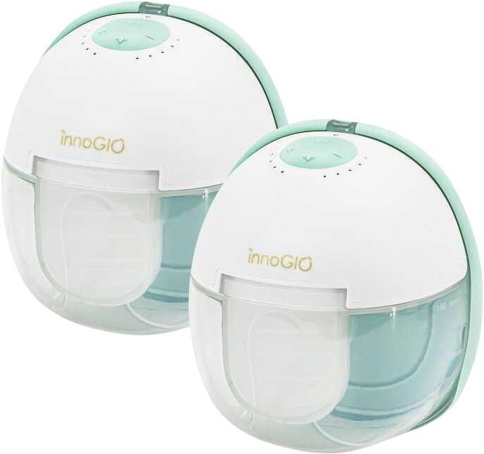 InnoGIO GIOmum Line Premium Warm Double Přenosná elektrická odsávačka mateřského mléka