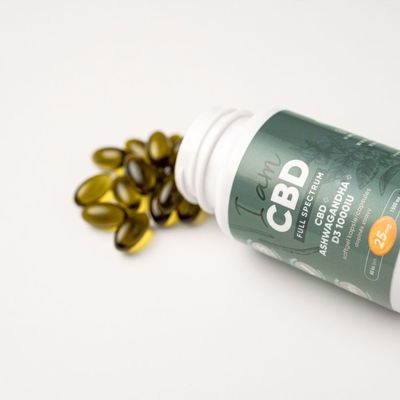 I am CBD Full Spectrum CBD kapsle 1 500 mg, D3, Ashwagandha 60 kapslí