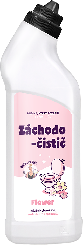 Úklid pro klid Záchodočistič Flower 750 ml