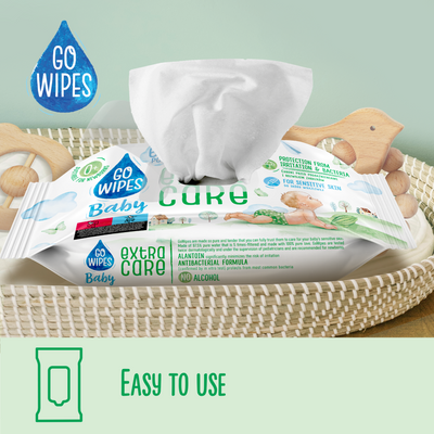 GoWipes Dětské vlhčené ubrousky Extra care
