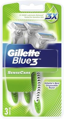 Gillette Blue3 Sensitive jednorázová holítka 3 ks