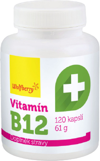 Wolfberry Vitamín B12 120 kapslí