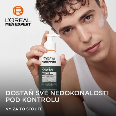 L'Oréal Paris Men Expert Derma Control čisticí gel 260 ml